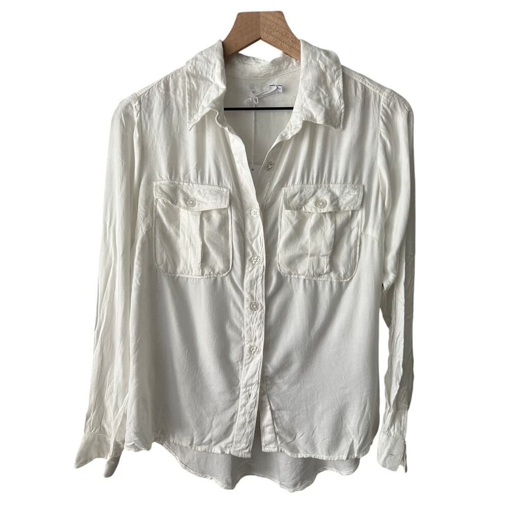 Boyish Jeans The Emile White Button Down Small NWT